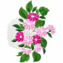 Flowers And Tree Embroidery Design 2 Flowers And Tree Embroidery Design 2